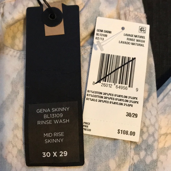 Buffalo Skinny Snake Print Jean - Picture 2 of 8